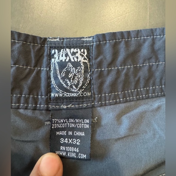 Kuhl Liberator Convertible Pants Raven Gray Men's 34 Waist 32 Inseam - Picture 3 of 3